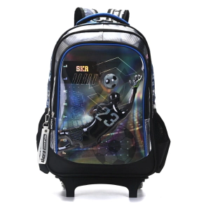 MOCHILA CARRO 18" FUTBOL DIBU CON LLAVERO SKORA 32x45x15 CM