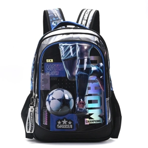 MOCHILA 18" FUTBOL WORD CHAMPIONS CON LLAVERO SKORA 32x45x15 CM