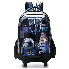MOCHILA CARRO 18" FUTBOL WORD CHAMPIONS CON LLAVERO SKORA 32x45x15 CM