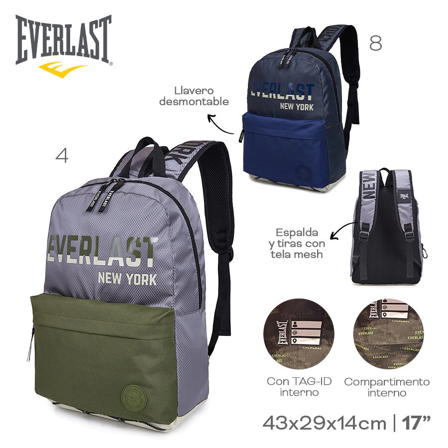 MOCHILA EVERLAST AZUL
