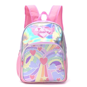 MOCHILA ALMA RAINBOW HEARTS CON LLAVERO 16