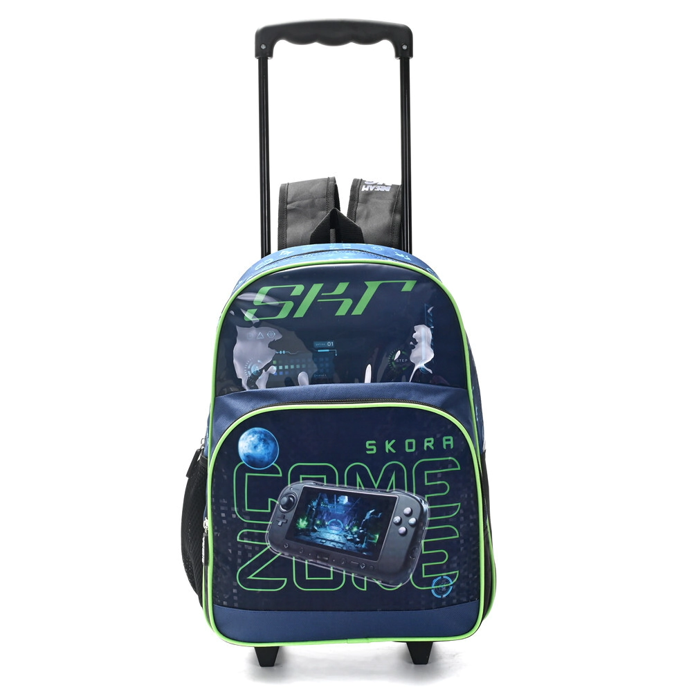 MOCHILA CARRO GAMER GAME ZONE CON LLAVERO 16" SKORA 40x29x17 CM