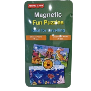PUZZLE MAGNETICO 2 EN 1 ESTUCHE METAL (IB003F)