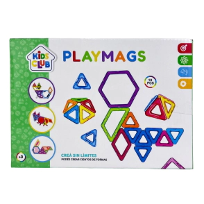 JUEGO DE BLOQUES MAGNETICOS 10 PIEZAS 25x22x3 CM