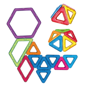 JUEGO DE BLOQUES MAGNETICOS 10 PIEZAS 25x22x3 CM