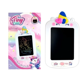 PIZARRA MAGICA DIGITAL UNICORNIO 8,5 PULGADAS MULTICOLOR TINY 31x18x2 CM