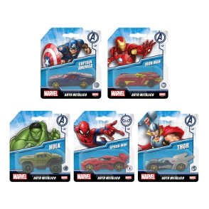 AUTITOS METALICOS AVENGERS SURTIDO 14x12x4 CM