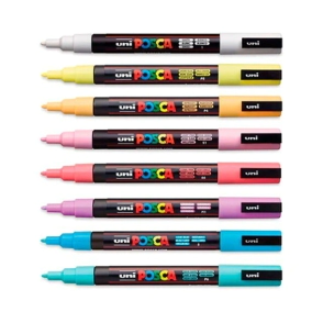 MARCADORES POSCA 3M PTA MEDIA x8 SOFT