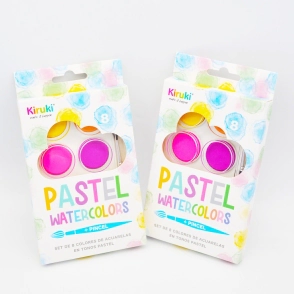ACUARELA COLORES PASTEL x8
