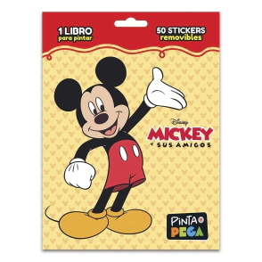 SOBRE PINTO Y PEGO MICKEY Y SUS AMIGOS