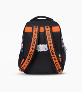 MOCHILA ESPALDA 13" CON LUZ CHAMPIONS LEAGUE FOOTY NEGRO