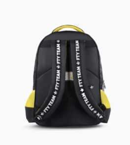 MOCHILA ESPALDA 18" CON LUZ LED GORILLA FOOTY NEGRO