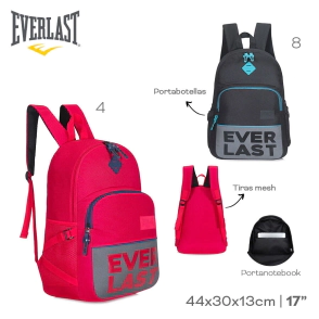 MOCHILA PORTANOTEBOOK EVERLAST ROJO