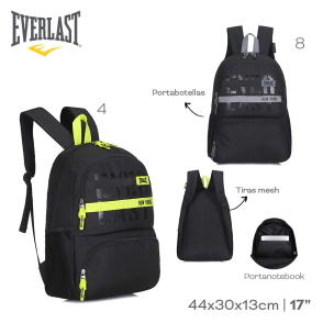 MOCHILA PORTANOTEBOOK EVERLAST AMARILLO