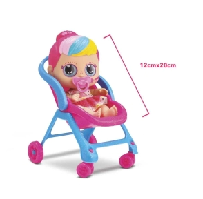 LITTLE DOLLS GLITTER MUÑECA + COCHECITO