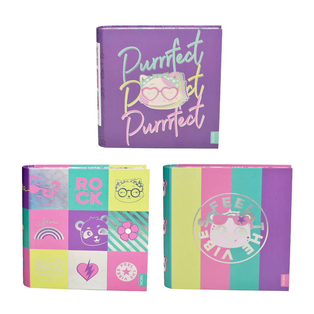 CARPETA ESCOLAR 3x40 ANIMALITOS PASTELES SKORA