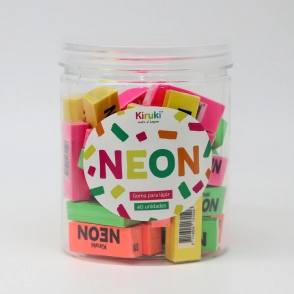 GOMA DE BORRAR NEON KIRUKI