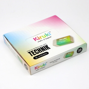 GOMA DE BORRAR TECHNIK P/ LAPIZ KIRUKI (SOLO X 36 UNIDADES)