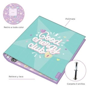 CARPETA ESCOLAR 3x40 LETTERING SKORA