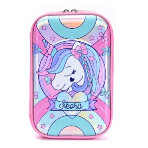 CARTUCHERA CANOPLA 1 PISO THINK HAPPY UNICORNIO