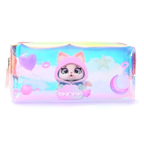 CARTUCHERA RECTANGULAR 1 CIERRE THINK HAPPY PETS KITTEN
