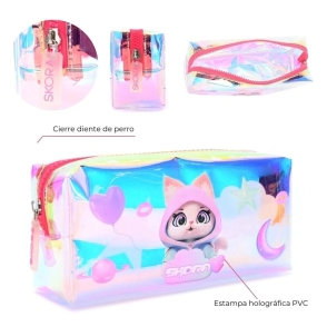 CARTUCHERA RECTANGULAR 1 CIERRE THINK HAPPY PETS KITTEN