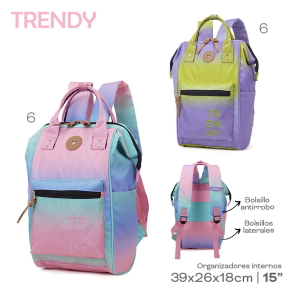 MOCHILA TRENDY ROSA