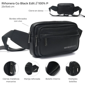MORRAL GO BLACK EDIT WANDERLUST 23x15x6 CM