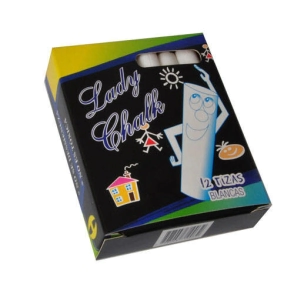 TIZAS LADY CHALK BLANCAS x12