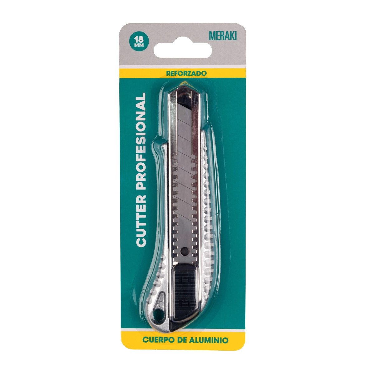 CUTTER PROFESIONAL 16x3,5cm - CUCHILLA 18mm