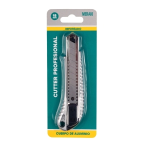 CUTTER PROFESIONAL 16x3,5cm - CUCHILLA 18mm