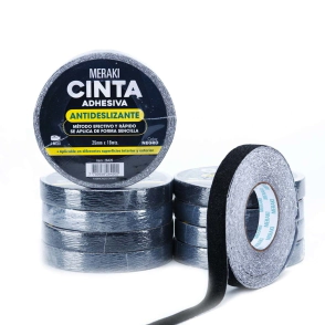 CINTA ANTIDESLIZANTE 25mm x 18 NEGRO