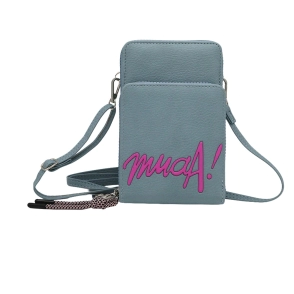 PHONE BAG DOBLE MUAA CELESTE