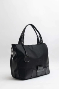 BOLSO CUADRADO SQUASH NEGRO