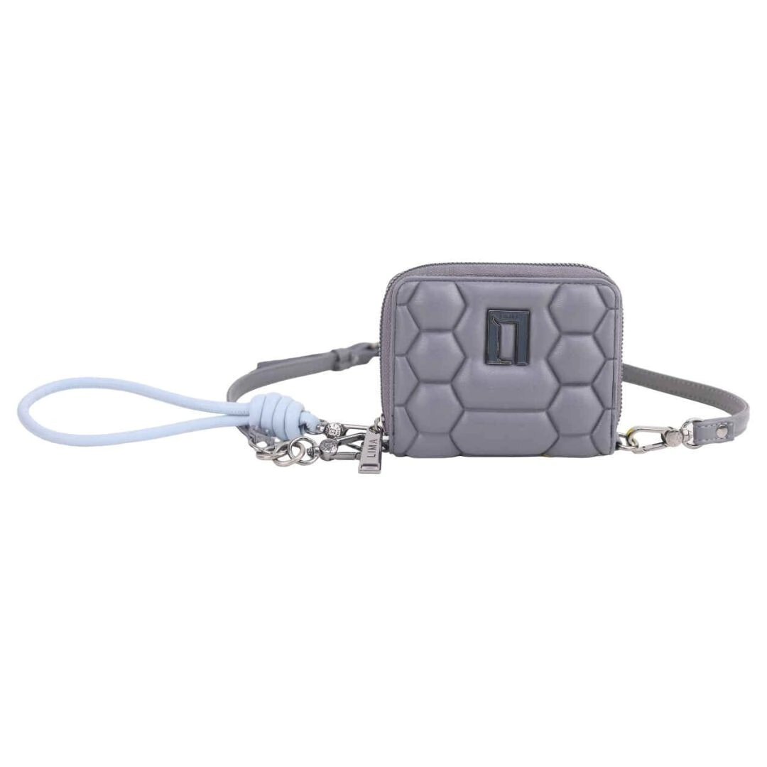 BILLETERA CHICA VALERIA GRIS