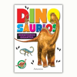 LIBRO DINOSAURIOS LOS HERBIVOROS GIGANTE - DINOTERRIBLES