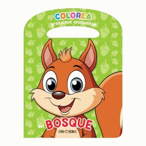 LIBRO COLOREA GRACIOSOS ANIMALITOS DEL BOSQUE