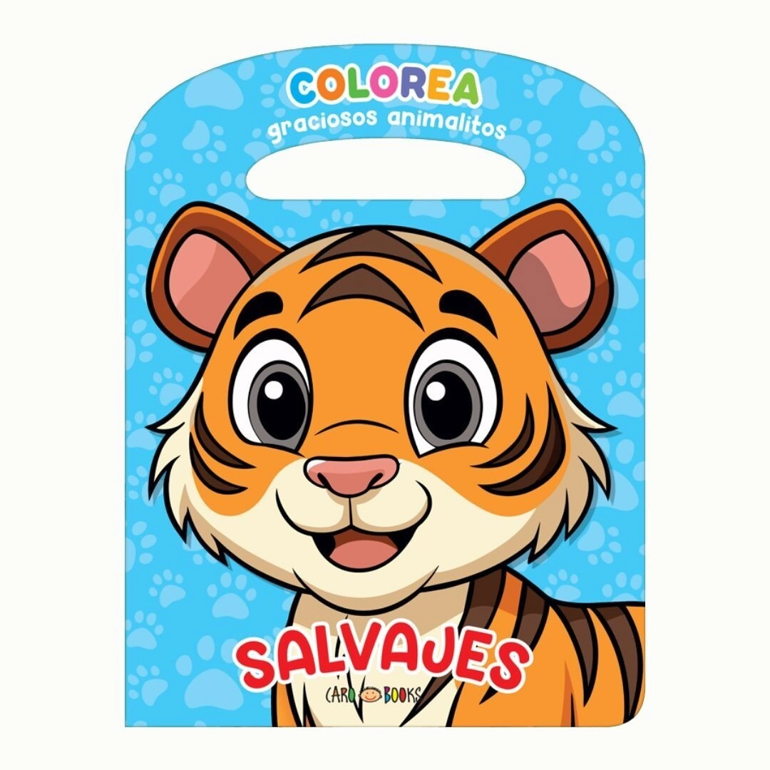 LIBRO COLOREA GRACIOSOS ANIMALITOS SALVAJES
