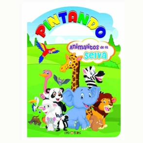 LIBRO PINTANDO ANIMALITOS DE LA SELVA