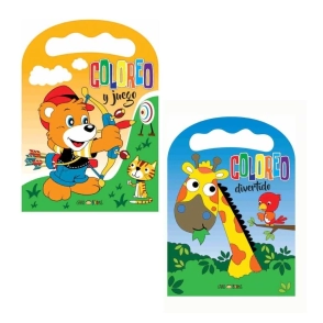 LIBRO COLOREO Y JUEGO