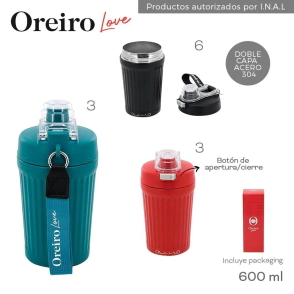 VASO TERMICO OREIRO ROJO