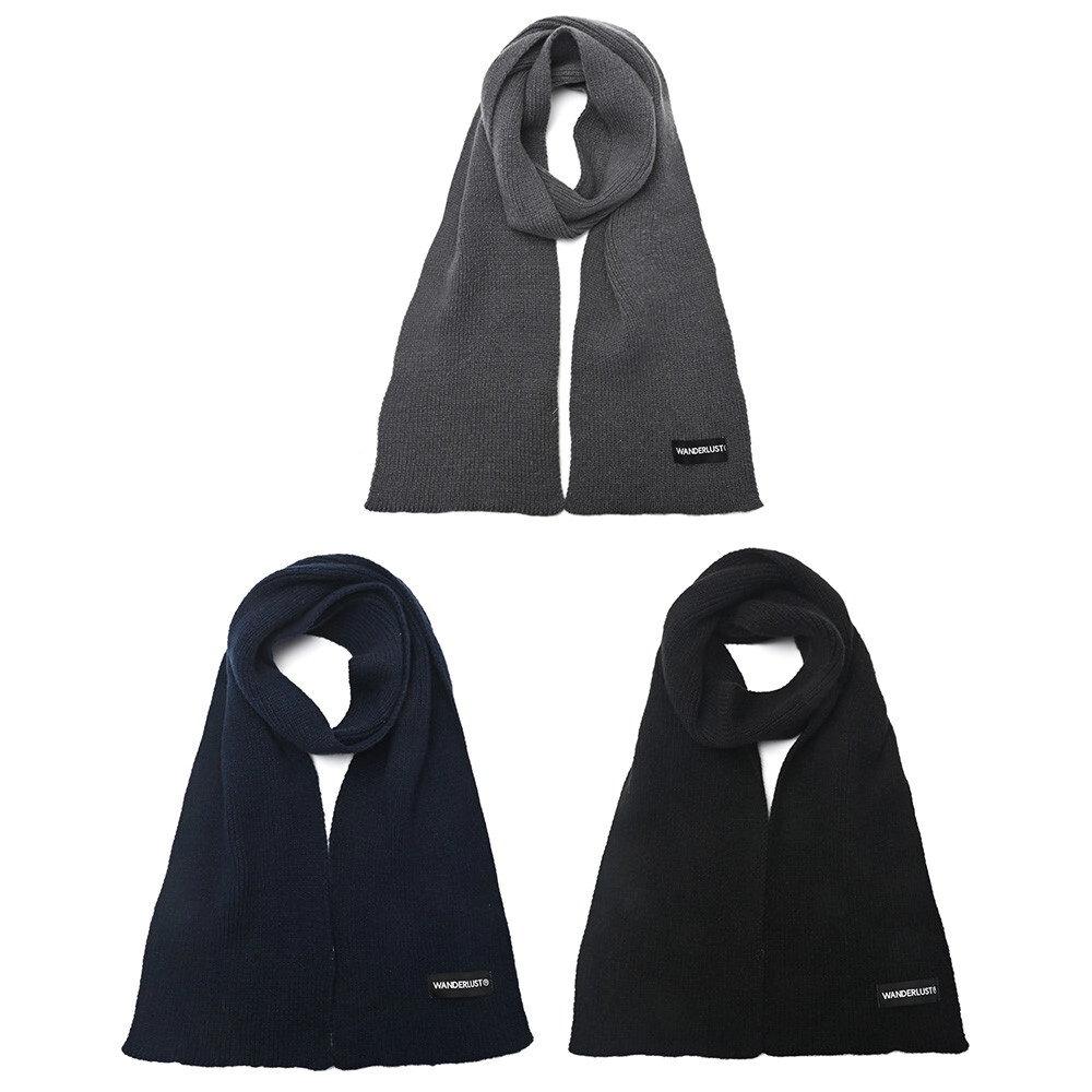 BUFANDA HOMBRE TEJIDA 20x170 cm