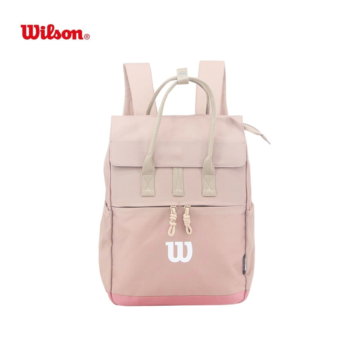 MOCHILA WILSON SQUARE 16" BEIGE
