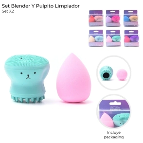 SET BLENDER Y PULPITO LIMPIADOR x2 SKORA