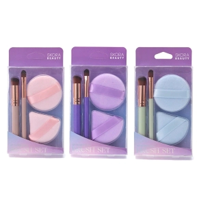 SET BLENDERS Y BROCHA PARA DIFUMINAR x4 SKORA