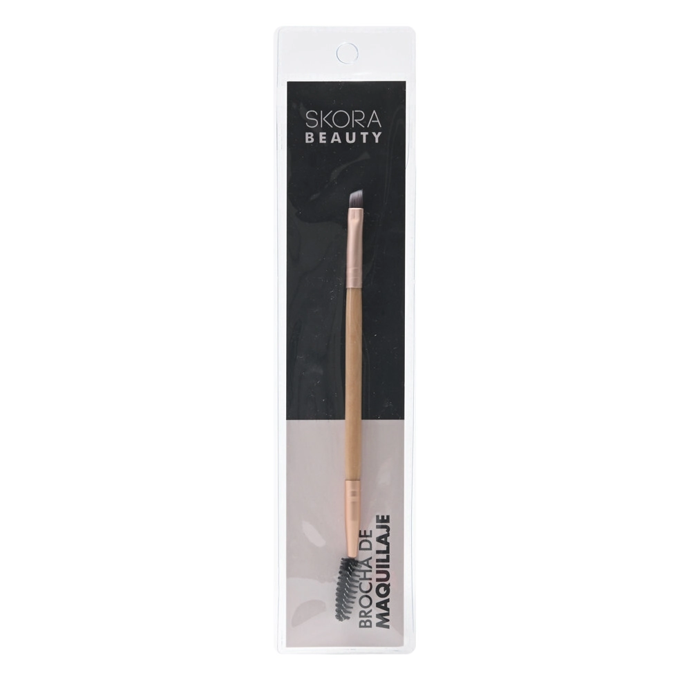 BROCHA-CEPILLO DE CEJAS DOBLE PUNTA SKORA