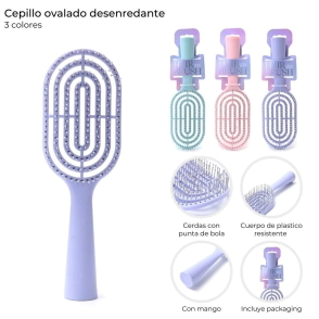 CEPILLO OVALADO DESENREDANTE SKORA