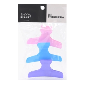 SET BROCHES DE PELO SKORA