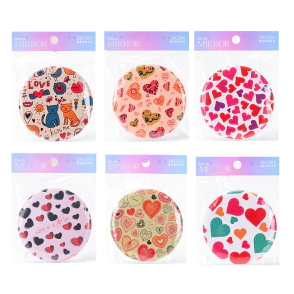 ESPEJO DE BOLSO ESTAMPADO SKORA