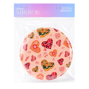 ESPEJO DE BOLSO ESTAMPADO SKORA